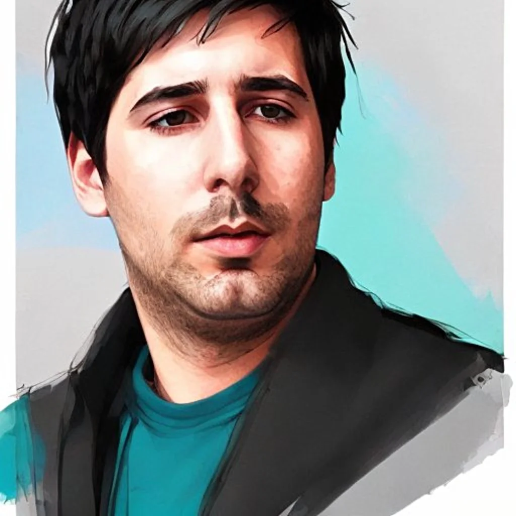 oil painting of Daniel